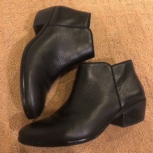 Sam Edelman Black Booties Size 7